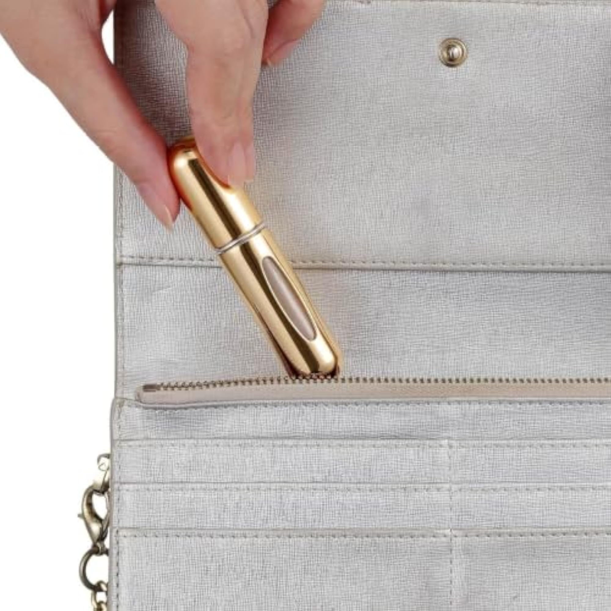 2 PCS Refillable Perfume Atomizer Bottle, Portable Travel Set